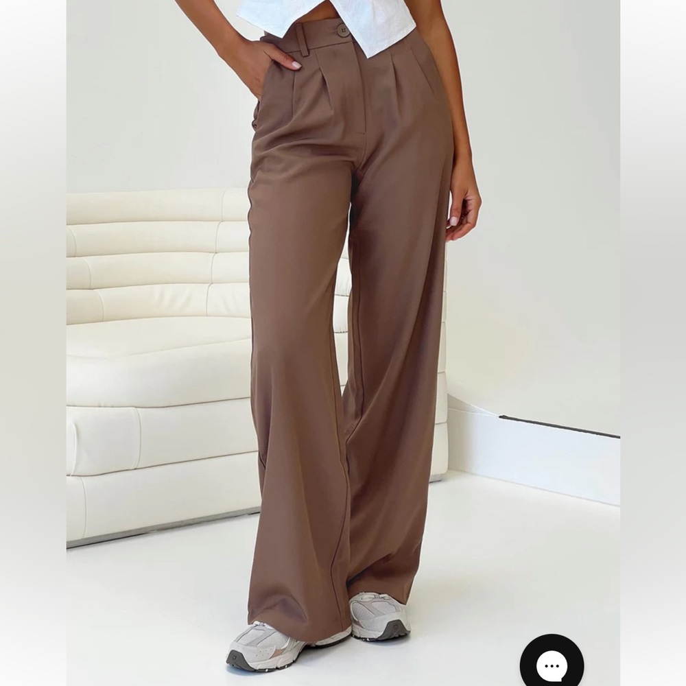 ARCHER PANTS BROWN PRINCESS POLLY